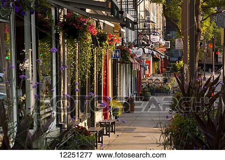 Stores and restaurants on Boulevarde Champlain; Quebec City, Quebec, Canada View Large Photo Image Stock Photo - Stores and restaurants on Boulevarde Champlain; Quebec City, Quebec, Canada. Fotosearch