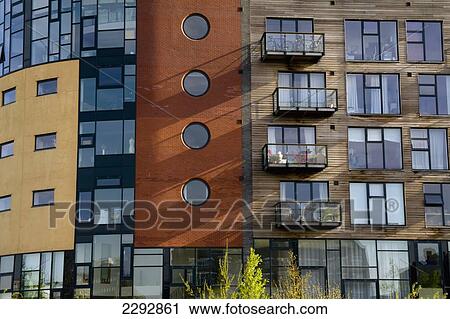 Stock Image - Stratford Apartments, London, Uk. Fotosearch