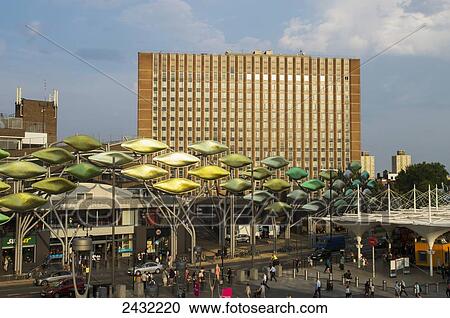 Stock Image - Stratford Centre; London, England. Fotosearch