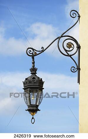 Street lamp on Cloth Hall, Old Town Centre; Krakow, Poland View Large Photo Image Stock Photo - Street lamp on Cloth Hall, Old Town Centre; Krakow, Poland. Fotosearch