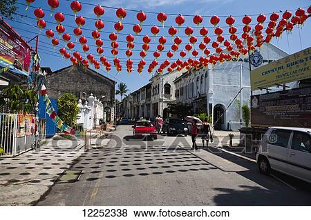 Street life in the Georgetown, Little India and Chinatown areas; Penang, Malaysia View Large Photo Image Stock Photo - Street life in the Georgetown, Little India and Chinatown areas; Penang, Malaysia. Fotosearch