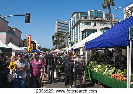 Street Market; California, Usa View Large Photo Image Stock Photo - Street Market; California, Usa. Fotosearch