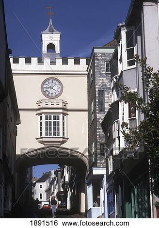 Stock Photograph - Street Of Town. Fotosearch