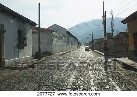 Street Scene, Antigua Guatemala, Sacatep View Large Photo Image Stock Photo - Street Scene, Antigua Guatemala, Sacatep. Fotosearch