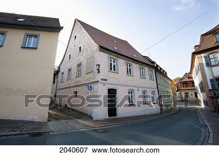 Street Scene, Bamberg, Bavaria, Germany View Large Photo Image Stock Photo - Street Scene, Bamberg, Bavaria, Germany. Fotosearch