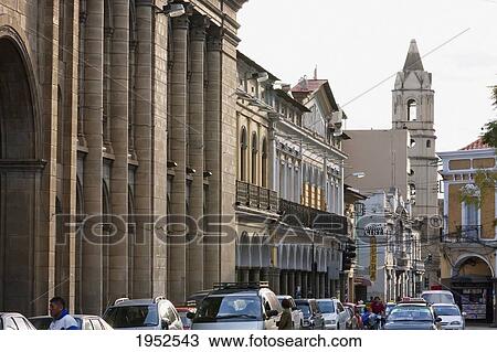 Stock Image - Street scene, Cochabamba, Bolivia. Fotosearch