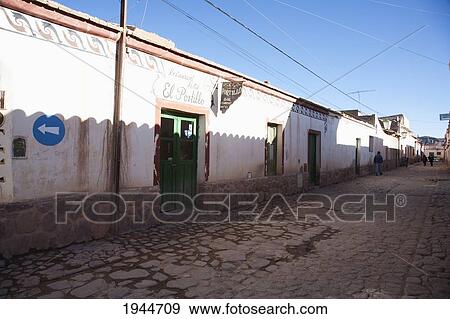 Stock Photo - Street scene, Humahuaca, Jujuy, Argentina. Fotosearch