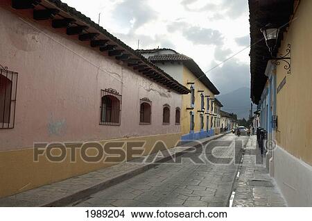 Picture - Street Scene, San Cristobal De Las Casas, Chiapas, Mexico. Fotosearch
