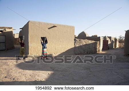 Street scene, Sangha, Mali View Large Photo Image Stock Image - Street scene, Sangha, Mali. Fotosearch