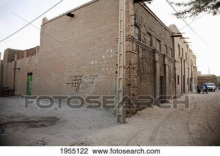 Stock Image - Street Scene, Timbuktu, Mali. Fotosearch