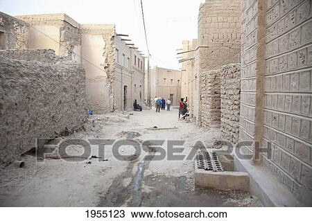 Stock Image - Street Scene, Timbuktu, Mali. Fotosearch