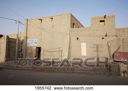 Stock Image - Street Scene, Timbuktu, Mali. Fotosearch