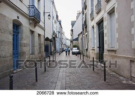 Stock Photo - Street Scene, Tours, France. Fotosearch