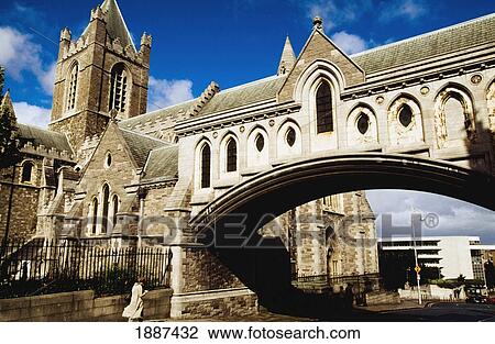 Stock Image - Street Scene With Flying Bridge. Fotosearch