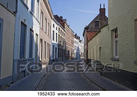 Street scene with Medieval houses, Bruges (Brugge), West Flanders, Belgium View Large Photo Image Stock Image - Street scene with Medieval houses, Bruges (Brugge), West Flanders, Belgium. Fotosearch