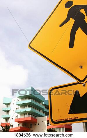 Street Sign And Hotel On Ocean Drive In South Beach View Large Photo Image Stock Photograph - Street Sign And Hotel On Ocean Drive In South Beach. Fotosearch