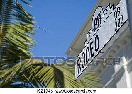 Street Sign For Rodeo Drive View Large Photo Image Stock Photography - Street Sign For Rodeo Drive. Fotosearch