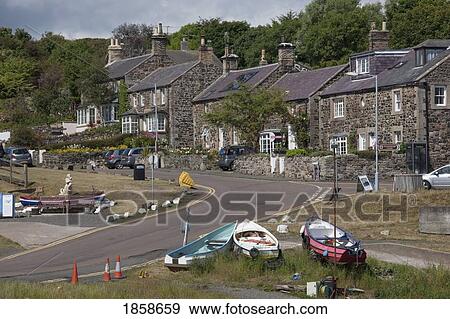 Street Through Town View Large Photo Image Stock Photo - Street Through Town. Fotosearch