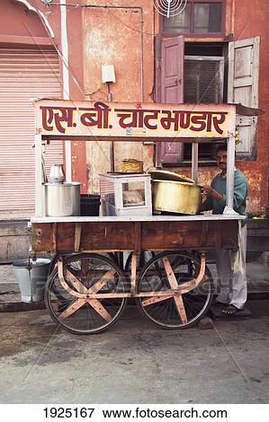 Street Vendor In Jaipur, Rajasthan, India View Large Photo Image Stock Photo - Street Vendor In Jaipur, Rajasthan, India. Fotosearch