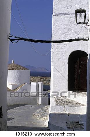 Stock Image - Street With Buildings. Fotosearch