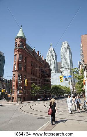 Streets Of Toronto, Ontario, Canada View Large Photo Image Picture - Streets Of Toronto, Ontario, Canada. Fotosearch