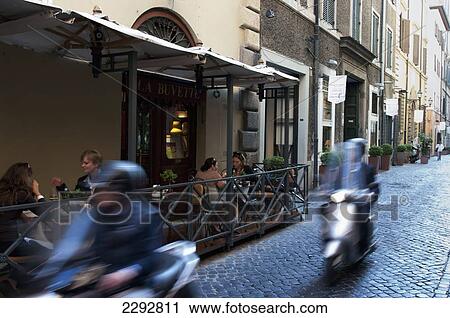 Stock Image - Streetscene, Rome, Italy. Fotosearch