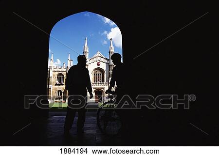 Students Standing Before Entrance To Corpus Christi College View Large Photo Image Picture - Students Standing Before Entrance To Corpus Christi College. Fotosearch