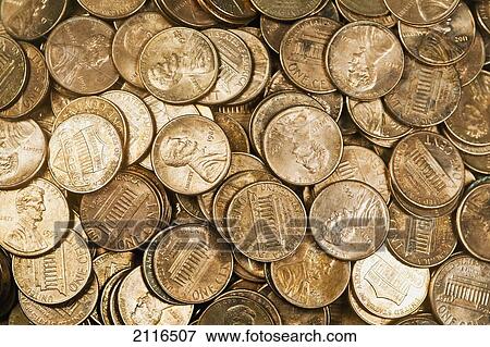 Studio shot of dozens of shiny pennies. View Large Photo Image Stock Photo - Studio shot of dozens of shiny pennies.. Fotosearch