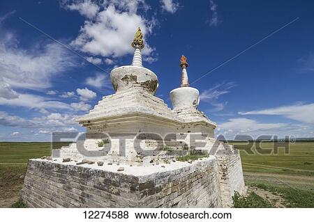 Stupas outside Erdene Zuu Monastery, Karakorum (Kharkhorin),? v÷rkhangai Province, Mongolia View Large Photo Image Stock Photo - Stupas outside Erdene Zuu Monastery, Karakorum (Kharkhorin),? v÷rkhangai Province, Mongolia. Fotosearch
