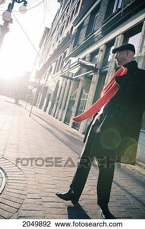 Stylish Businessman In The Street, Gastown, Vancouver, British Columbia View Large Photo Image Stock Image - Stylish Businessman In The Street, Gastown, Vancouver, British Columbia. Fotosearch