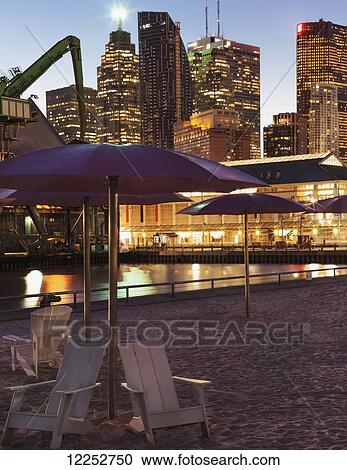Sugar Beach park with Financial District in background; Toronto, Ontario, Canada View Large Photo Image Stock Image - Sugar Beach park with Financial District in background; Toronto, Ontario, Canada. Fotosearch