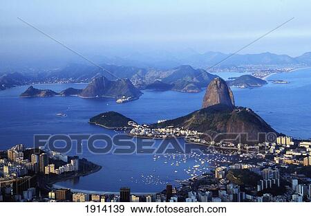 Stock Photo - Sugarloaf & City. Fotosearch
