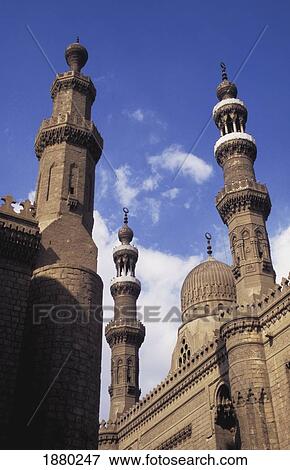 Sultan Hassan And Er Rifai Mosques View Large Photo Image Stock Photo - Sultan Hassan And Er Rifai Mosques. Fotosearch