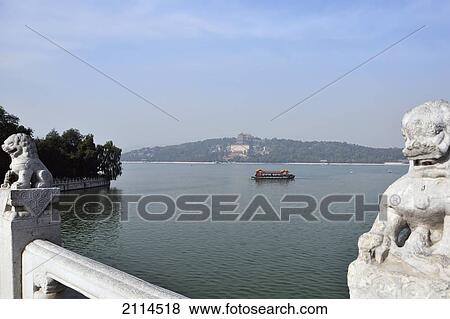 Summer Palace; Beijing China View Large Photo Image Stock Photo - Summer Palace; Beijing China. Fotosearch