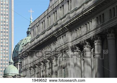 Stock Image - Sun Life Building; Montreal Quebec Canada. Fotosearch