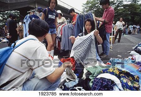 Sunday Market Yoyogi Park View Large Photo Image Stock Photography - Sunday Market Yoyogi Park. Fotosearch