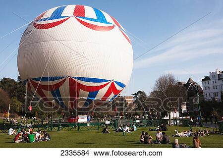 Picture - Sunny Day At Lower Gardens; Bournemouth, Dorset, England, Uk. Fotosearch