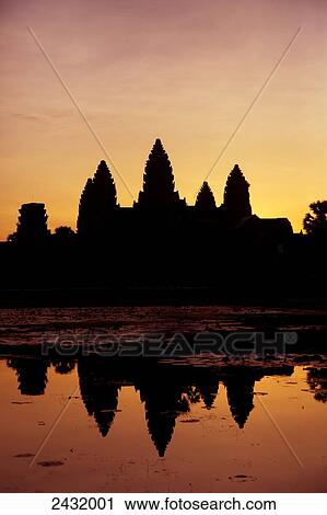Sunrise at Angkor Wat; Siem Reap, Siem Reap Province, Cambodia View Large Photo Image Stock Image - Sunrise at Angkor Wat; Siem Reap, Siem Reap Province, Cambodia. Fotosearch