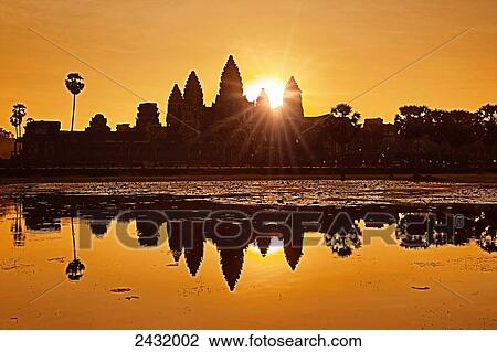 Sunrise at Angkor Wat; Siem Reap, Siem Reap Province, Cambodia View Large Photo Image Stock Image - Sunrise at Angkor Wat; Siem Reap, Siem Reap Province, Cambodia. Fotosearch