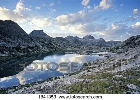 Sunrise Over Lower Titcomb Lake; Wind River Range, Wyoming, Usa View Large Photo Image Stock Image - Sunrise Over Lower Titcomb Lake; Wind River Range, Wyoming, Usa. Fotosearch