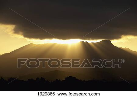 Stock Photograph - Sunset In Alcudia, Mallorca, Balearic Islands, Spain. Fotosearch