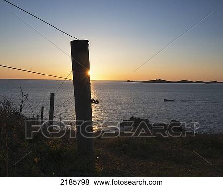 Sunset Over Annet Island Viewed From St Mary's, Isles Of Scilly, Cornwall, Uk, Europe View Large Photo Image Stock Photo - Sunset Over Annet Island Viewed From St Mary's, Isles Of Scilly, Cornwall, Uk, Europe. Fotosearch