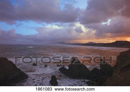 Sunset Over Seascape View Large Photo Image Stock Image - Sunset Over Seascape. Fotosearch