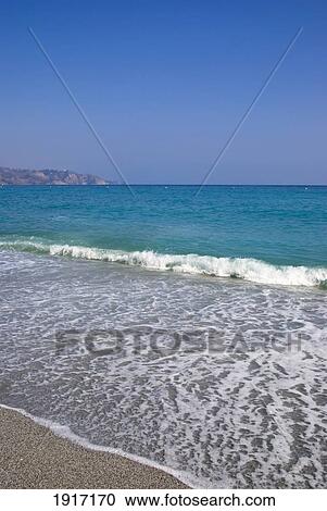 Surf On Beach View Large Photo Image Stock Image - Surf On Beach. Fotosearch