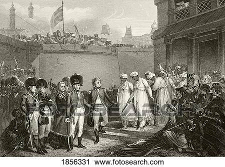 Surrender Of The Two Sons Of Tippoo Sultaun During Siege Of Seringapatam In The Third Anglo-Mysore War. From The National And Domestic History Of England By William Aubrey Published London Circa 1890 View Large Photo Image Stock Image - Surrender Of The Two Sons Of Tippoo Sultaun During Siege Of Seringapatam In The Third Anglo-Mysore War. From The National And Domestic History Of England By William Aubrey Published London Circa 1890. Fotosearch