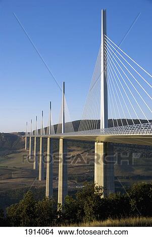 Suspension Bridge View Large Photo Image Picture - Suspension Bridge. Fotosearch