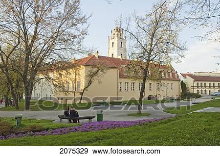 Svarco Street, Vilnius, Lithuania View Large Photo Image Stock Photo - Svarco Street, Vilnius, Lithuania. Fotosearch