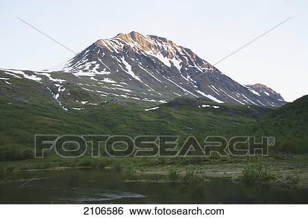 Stock Photograph - Sweden, Lappland, Landscape; Stora Sjofallet National Park. Fotosearch