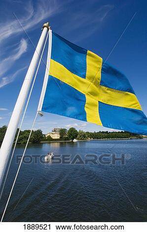 Stock Image - Swedish Flag.. Fotosearch