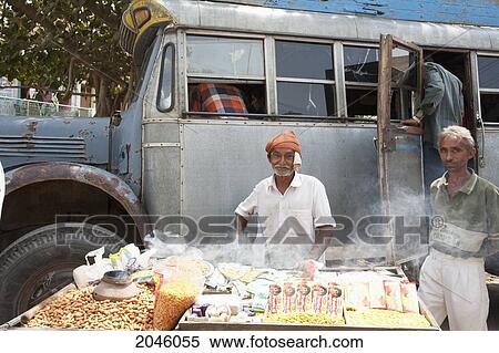 Stock Photography - Sweets Vendor, Nawalgarh, Rajasthan, India. Fotosearch